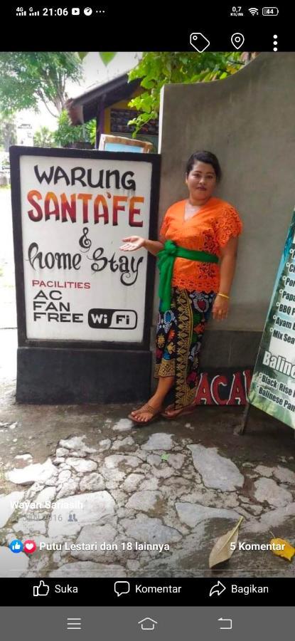 Santa Fe Homestay & Warong Amed Extérieur photo